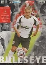 Hereford United v Port Vale 29-Aug-2009
