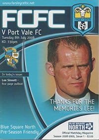 Farsley Celtic v Port Vale 08-Jul-2008