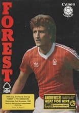 Nottingham Forest v PSV Eindhoven 02-Nov-1983