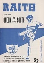 Raith Rovers v Queen of the South 15-Sep-1973