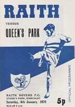 Raith Rovers v Queen's Park 08-Jan-1972