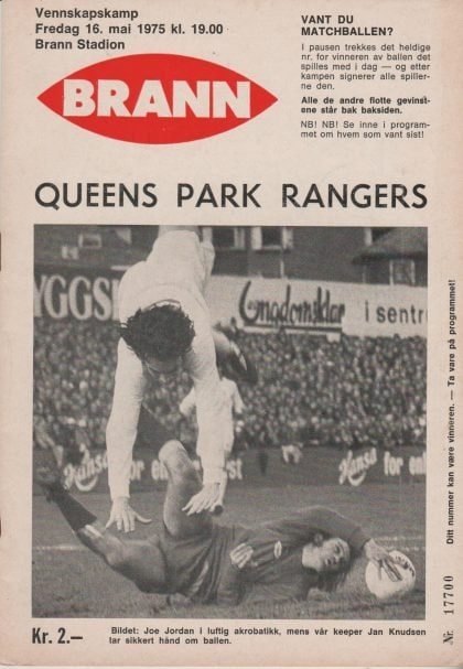 SK Brann Bergen v Queens Park Rangers   16-05-1975