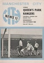 Manchester City v Queens Park Rangers 29-Oct-1969