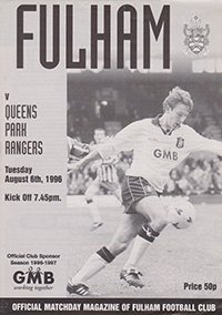 Fulham v Queens Park Rangers 06-Aug-1996