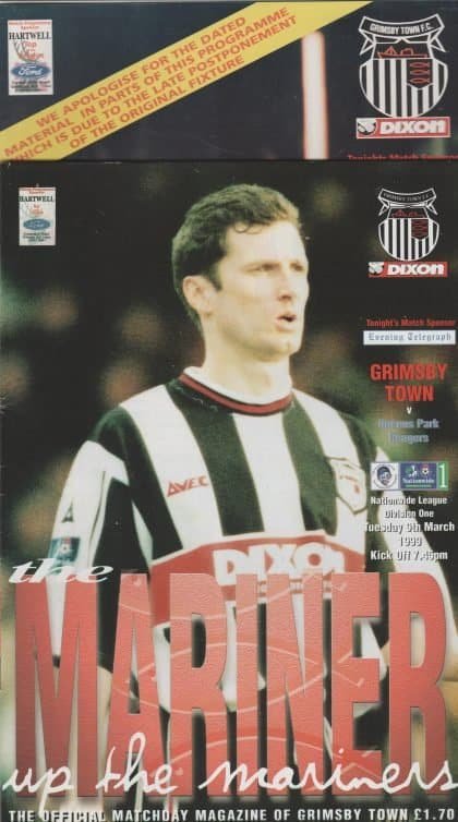 Grimsby Town v Queens Park Rangers 09-Mar-1999