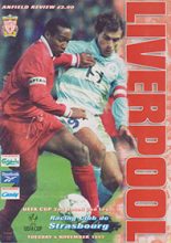 Liverpool v Racing Strasbourg 04-Nov-1997