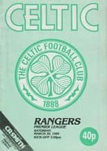 Glasgow Celtic v Glasgow Rangers 30-Mar-1985