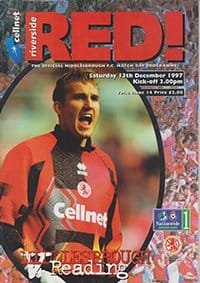 Middlesbrough v Reading 13-Dec-1997