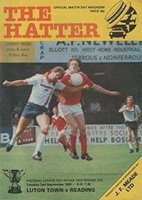 Luton Town v Reading 02-Sep-1980