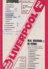 Liverpool v Real Sociedad 04-Nov-1975