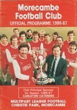 Morecambe v Rhyl 16-Aug-1986