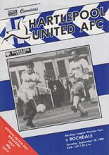 Hartlepool United v Rochdale 18-Sep-1990