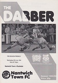 Nantwich Town v Rochdale 20-Jul-1994
