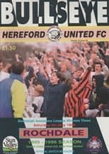 Hereford United v Rochdale 04-May-1996
