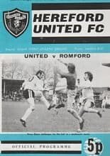 Hereford United v Romford 22-Mar-1972