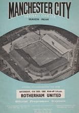 Manchester City v Rotherham United 21-Dec-1963