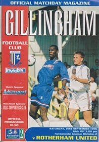 Gillingham v Rotherham United 21-Sep-1996