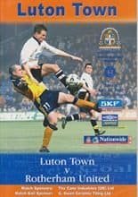 Luton Town v Rotherham United 24-Apr-2001