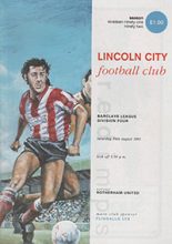 Lincoln City v Rotherham United 24-Aug-1991