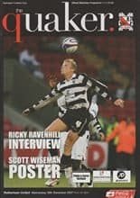 Darlington v Rotherham United 26-Dec-2007