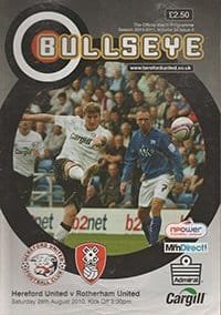 Hereford United v Rotherham United 28-Aug-2010
