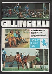 Gillingham v Rotherham United 04-Dec-1976
