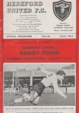 Hereford United v Rugby Town 09-Mar-1966
