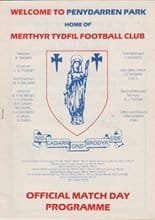 Merthyr Tydfil v Rushden Town 10-Dec-1983