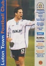 Luton Town v Rushden & Diamonds 15-Dec-2001