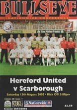 Hereford United v Scarborough 13-Aug-2005