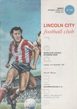 Lincoln City v Scarborough 17-Dec-1991