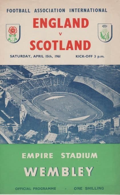 England v Scotland 15-Apr-1961