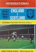 England v Scotland 22-May-1971