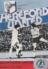 Hereford United v Scunthorpe United 11-Apr-1981