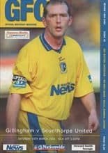 Gillingham v Scunthorpe United 18-Mar-2000
