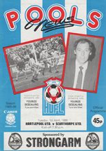 Hartlepool United v Scunthorpe United 01-Apr-1986