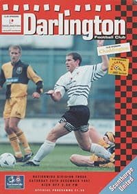 Darlington v Scunthorpe United 20-Dec-1997