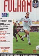Fulham v Scunthorpe United 29-Oct-1996
