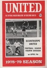 Hereford United v Scunthorpe United 07-Apr-1979