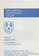 Millwall v Sheffield United 14-Mar-1969