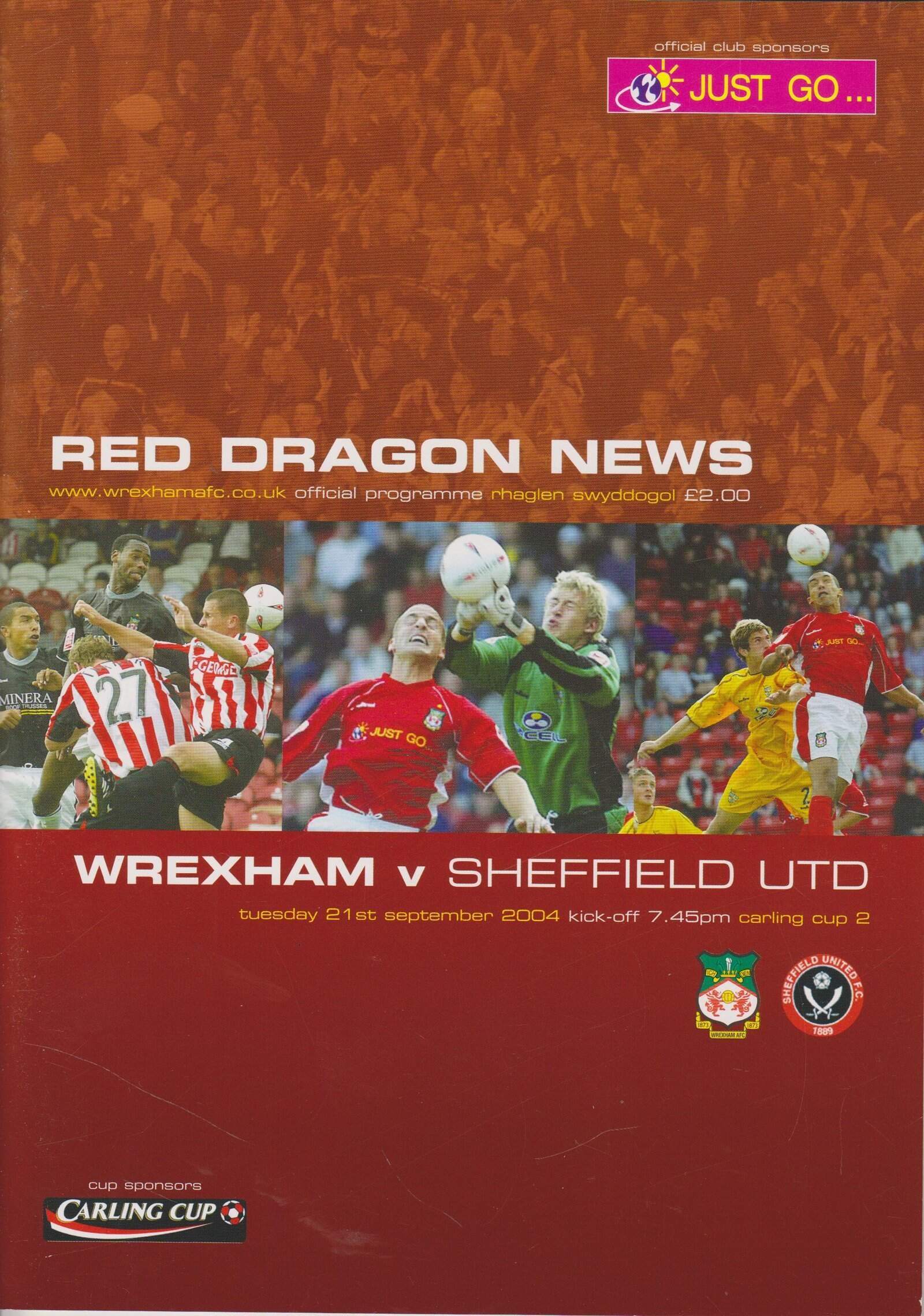 Wrexham v Sheffield United 21-Sep-2004