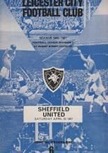 Leicester City v Sheffield United 22-Apr-1967