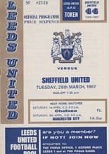 Leeds United v Sheffield United 28-Mar-1967