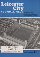 Leicester City v Sheffield United 02-Mar-1968