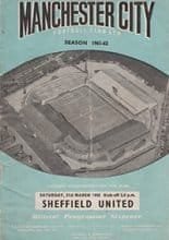 Manchester City v Sheffield United 31-Mar-1962