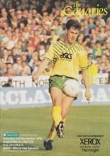 Norwich City v Sheffield United 03-Nov-1990