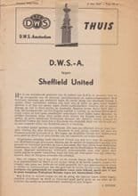 DWS Amsterdam v Sheffield United 03-May-1961