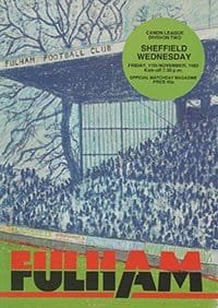 Fulham v Sheffield Wednesday 11-Nov-1983