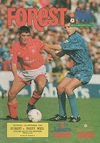 Nottingham Forest v Sheffield Wednesday 12-Sep-1992