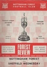 Nottingham Forest v Sheffield Wednesday 20-Aug-1968
